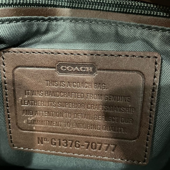 Coach Men’s Leather Briefcase - Picture 2 of 5